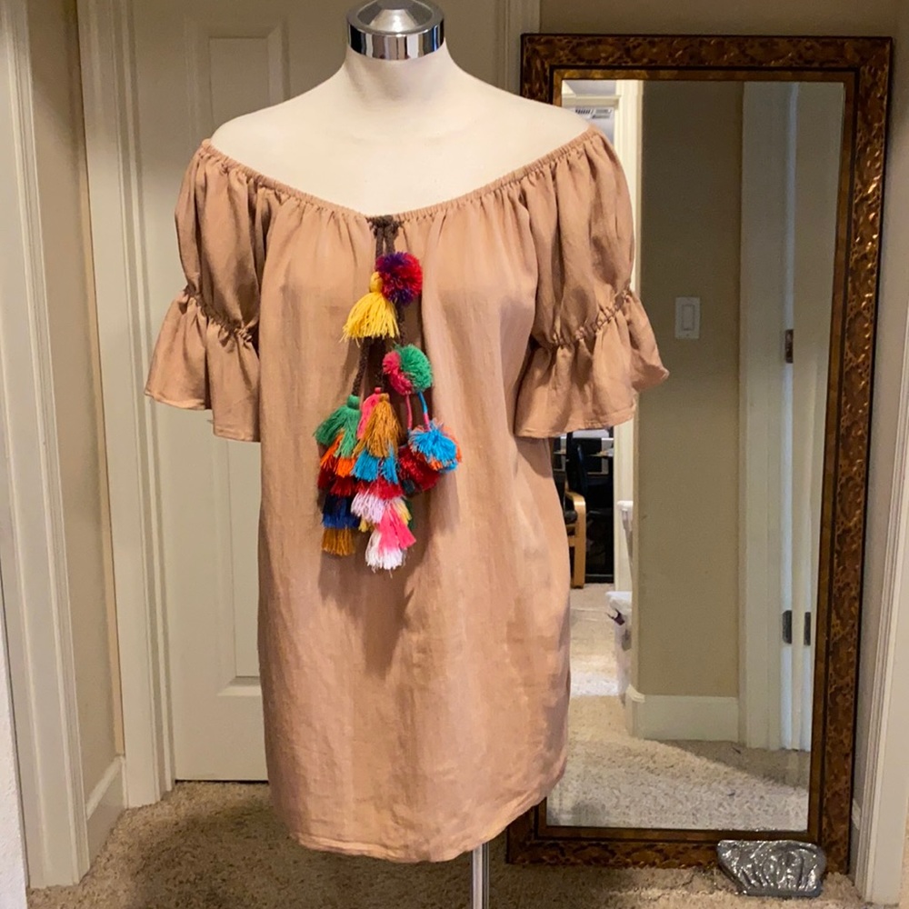 BOBBI ROCCO Cold Shoulder Mini Dress